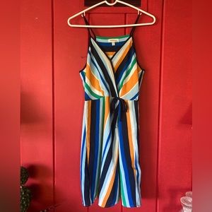 Monteau Medium Striped Dress- European Vacation Inspo